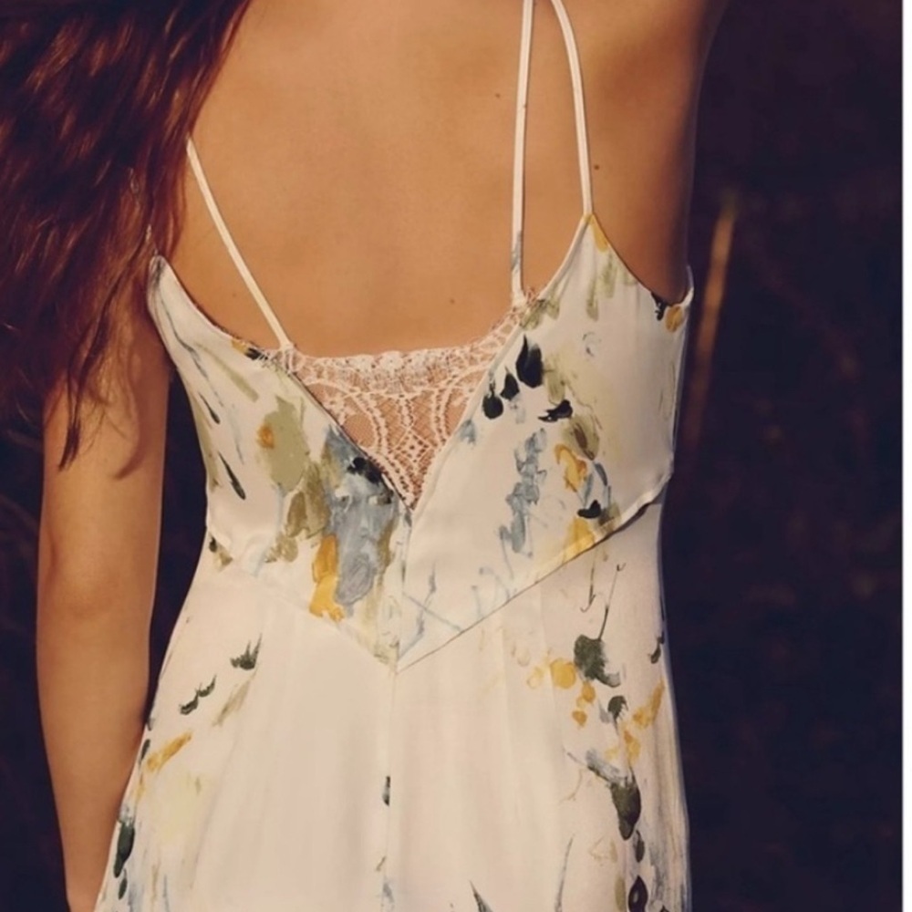 Anthropologie Lace Button Slip Dress - Picture 11 of 12